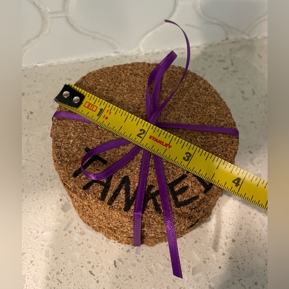 Coasters-Set of 8 Cork Coasters - Picture 7 of 7